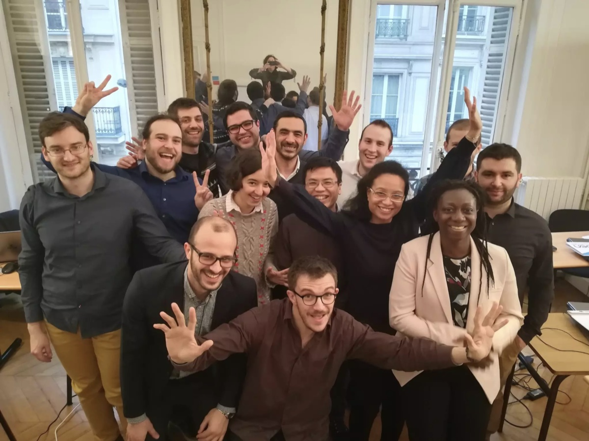 On-site training session in Paris with a group of developers